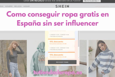 Como conseguir ropa gratis en España sin ser influencer